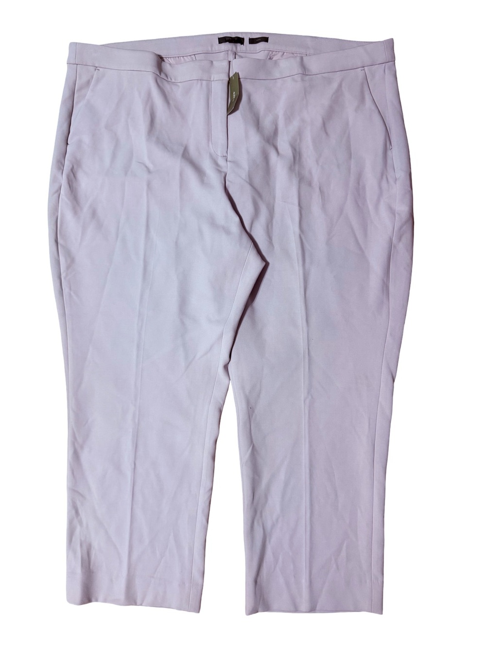 J. Crew Women's Straight Leg Pants Lilac Polyester Viscose Spandex